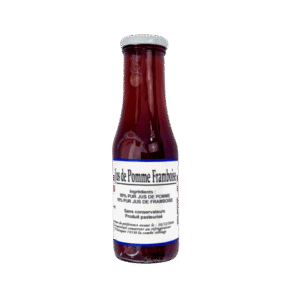 Jus de pomme-framboise