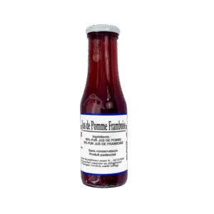 Jus de pomme-framboise