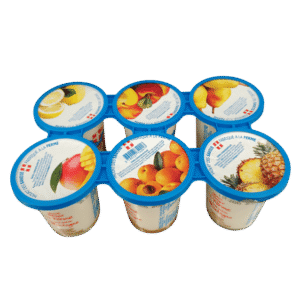 Yaourts aux fruits jaunes